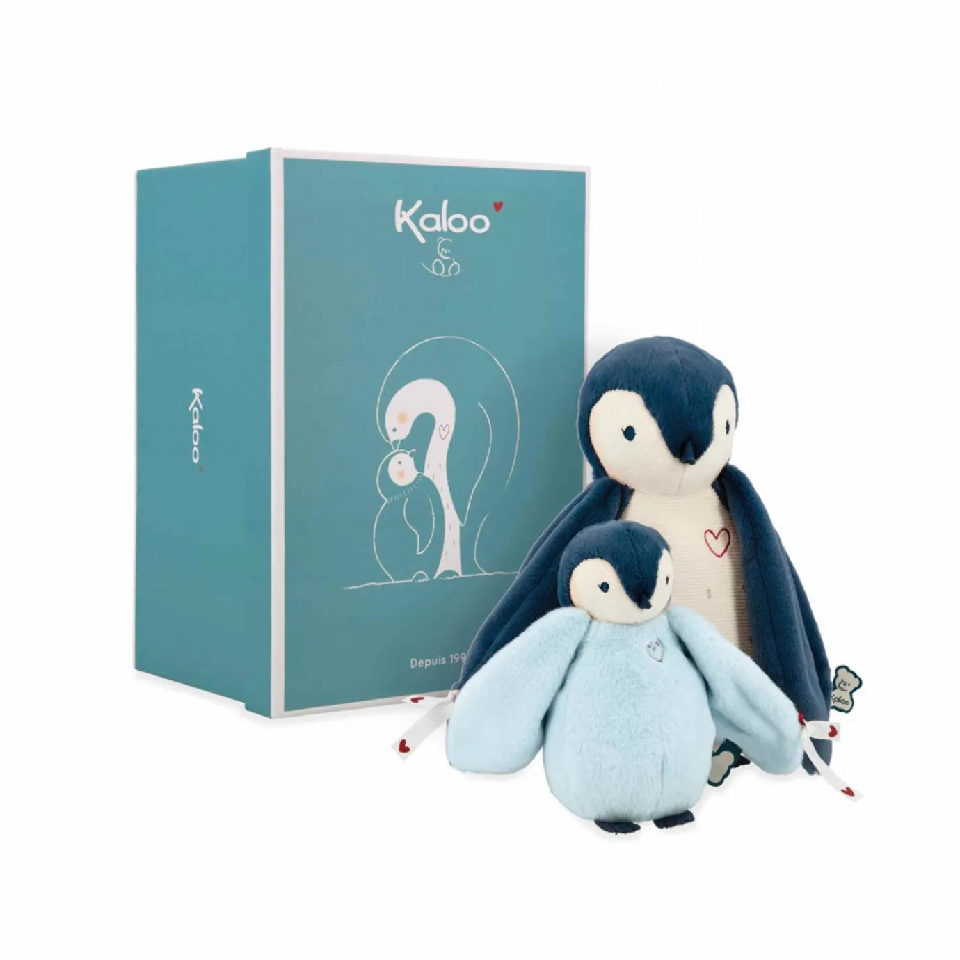 Kaloo Cuddle Plushies Penguin Blue> Stuffed Animals