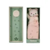 Kaloo Doudou Bear Carre Douceur Leaves Of Love> Pink Comforter