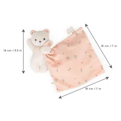 Kaloo Doudou Bear Carre Douceur Leaves Of Love><noscript><img width=