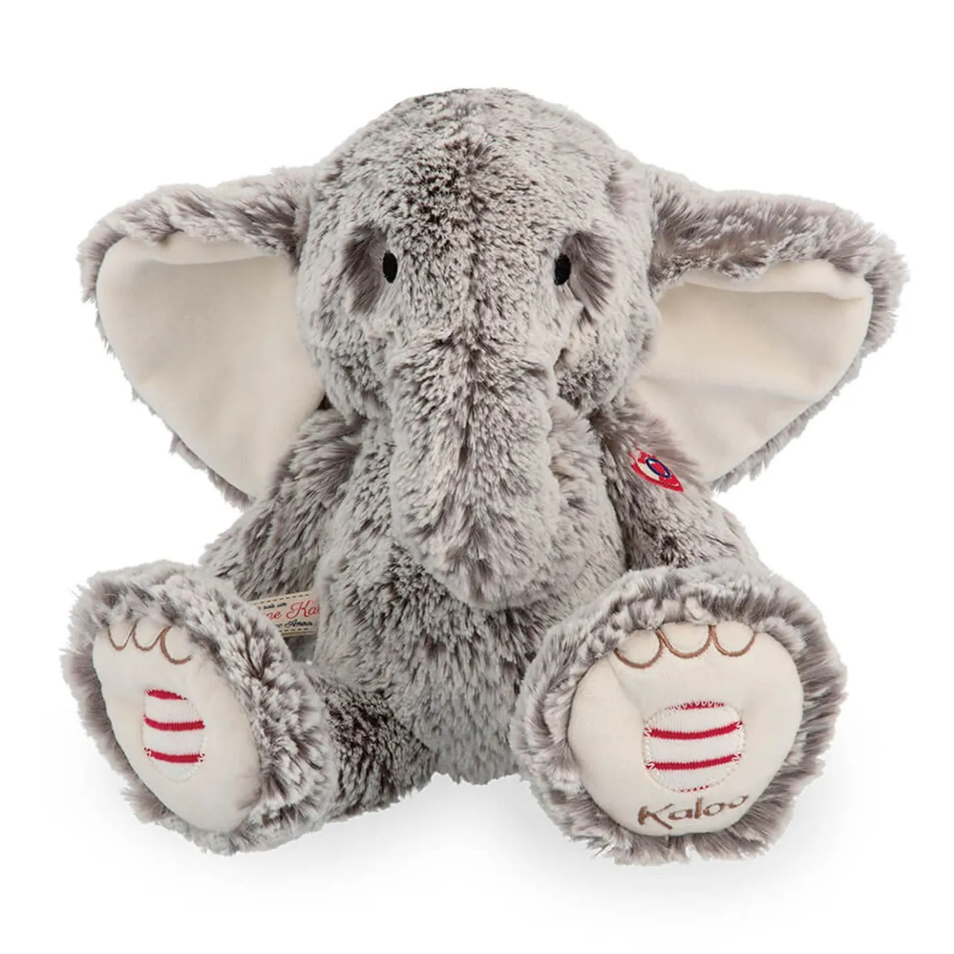 Kaloo Grey Prestige Musical Stuffed Elephant Noa> Stuffed Animals