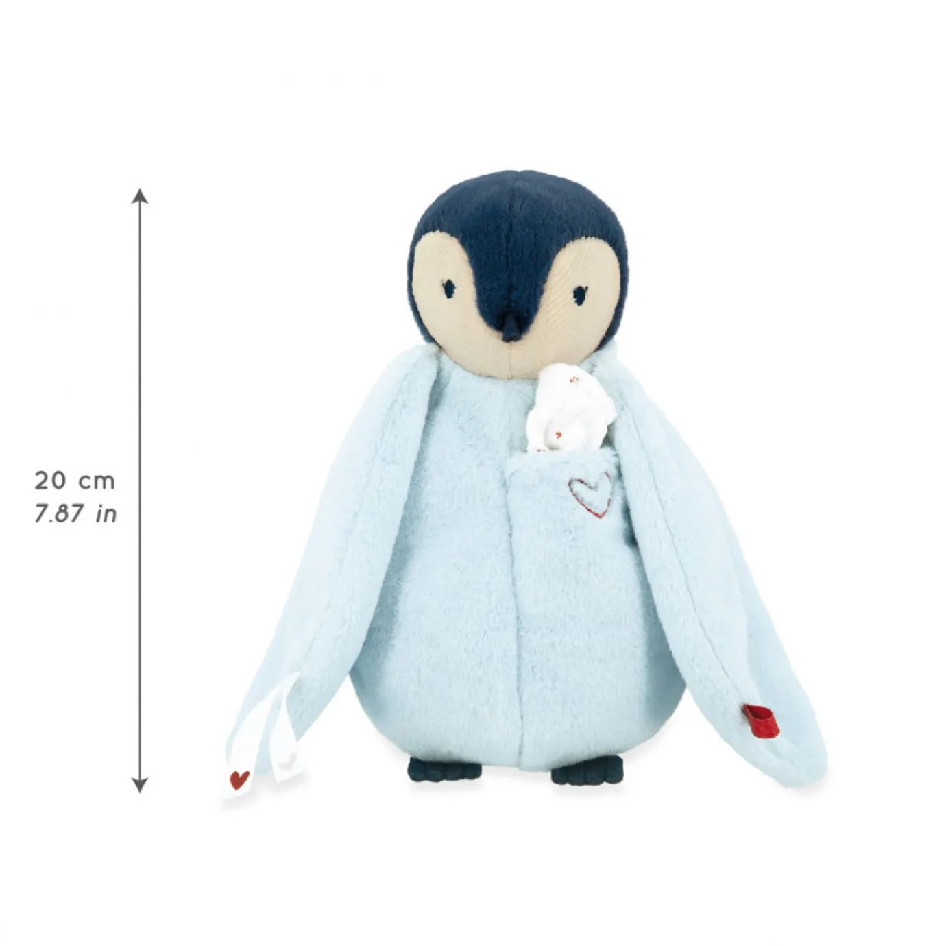 Kaloo Kissing Plush Penguin Blue> Stuffed Animals