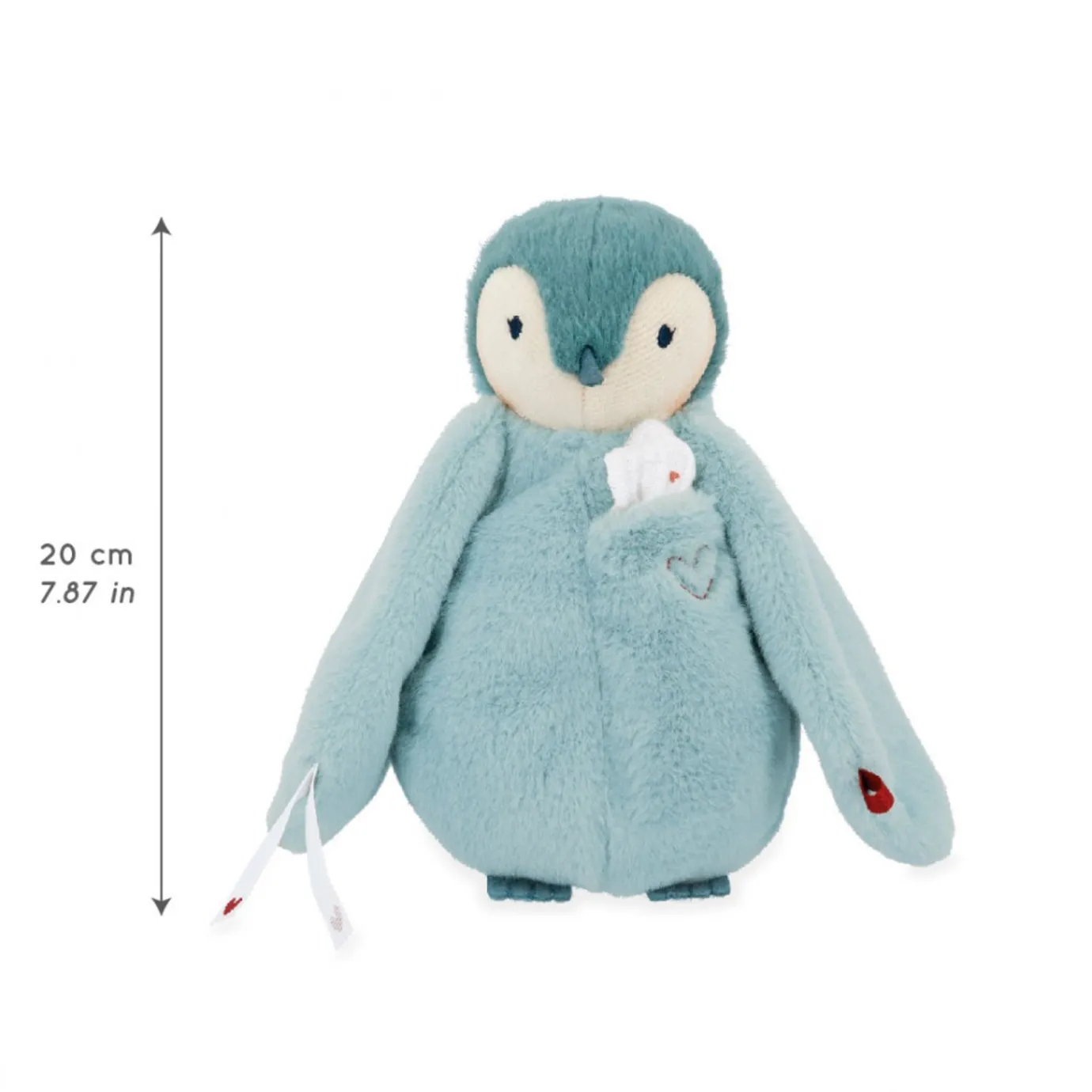 Kaloo Kissing Plush Penguin Green> Stuffed Animals