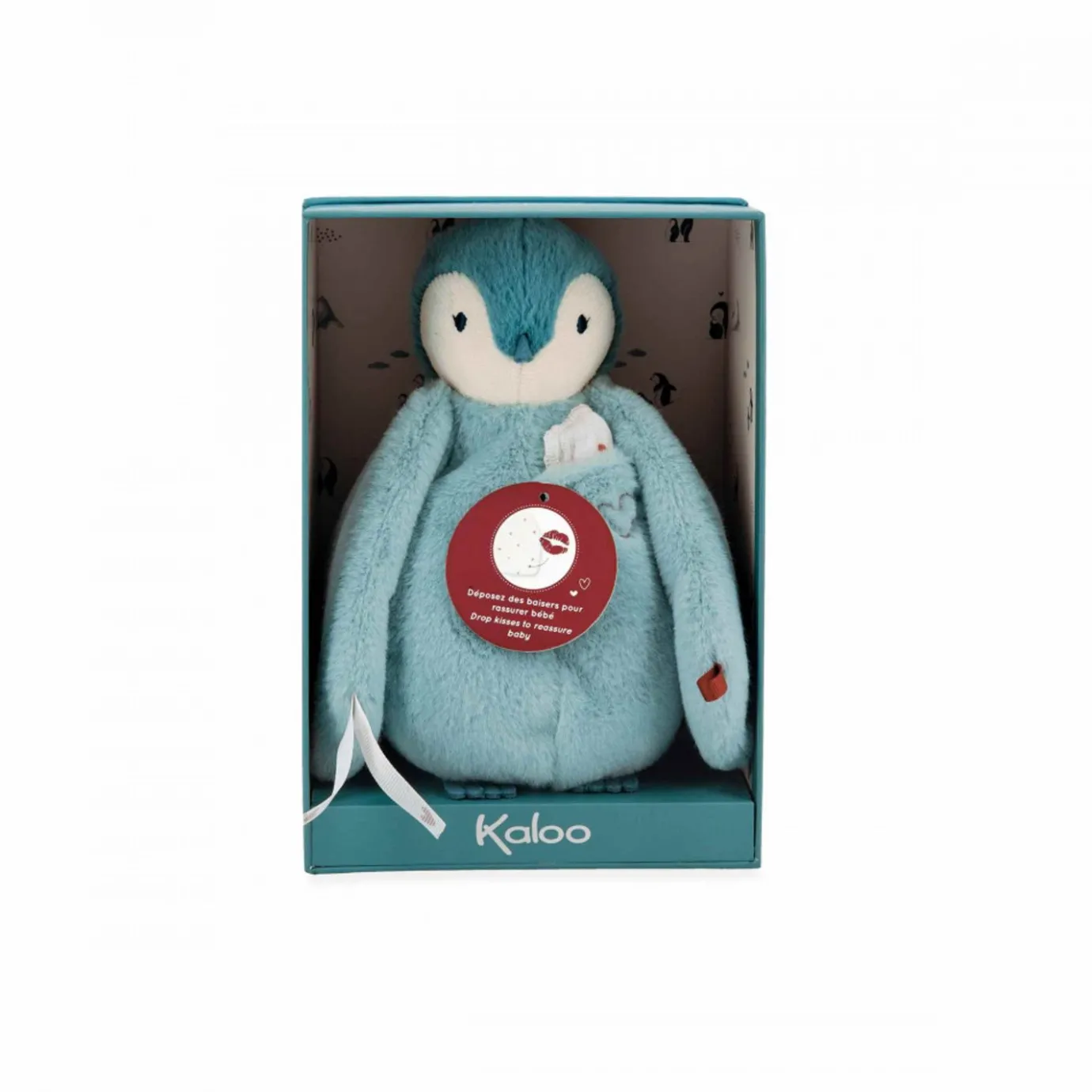 Kaloo Kissing Plush Penguin Green> Stuffed Animals