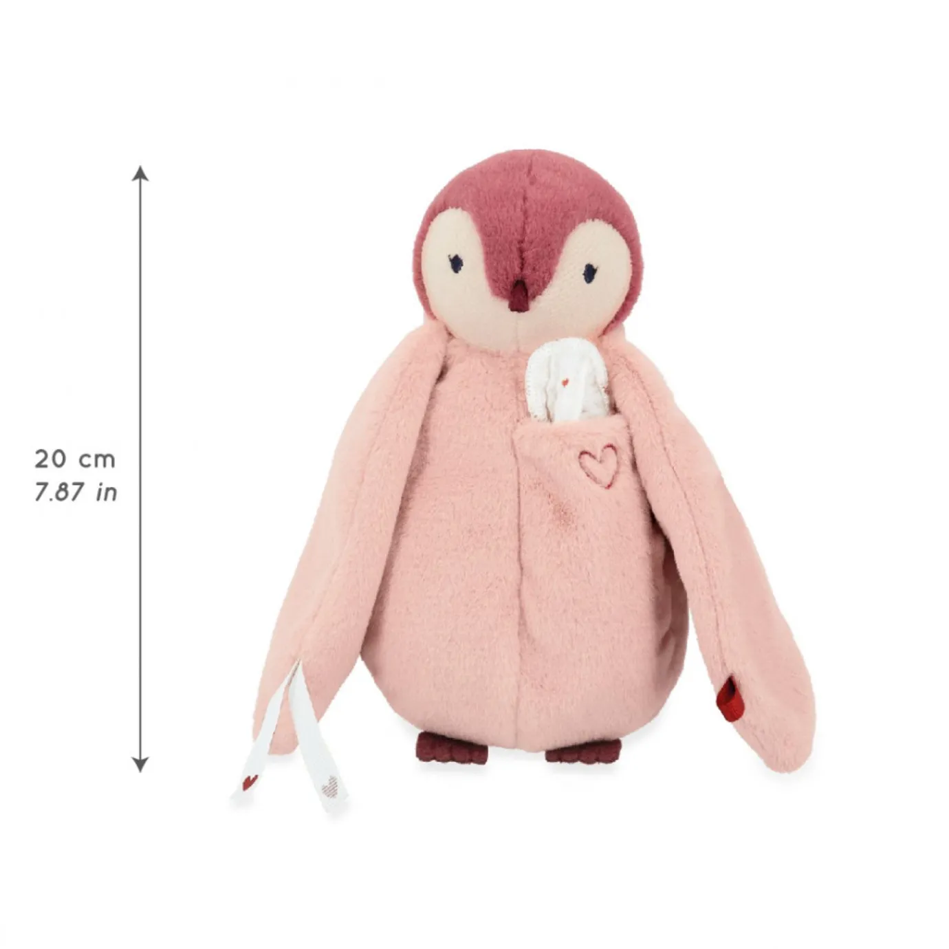 Kaloo Kissing Plush Penguin Pink> Stuffed Animals