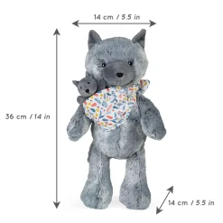 Kaloo Mummy Wolf Plush - Louise - 35 Cm (13.8 In)><noscript><img width=