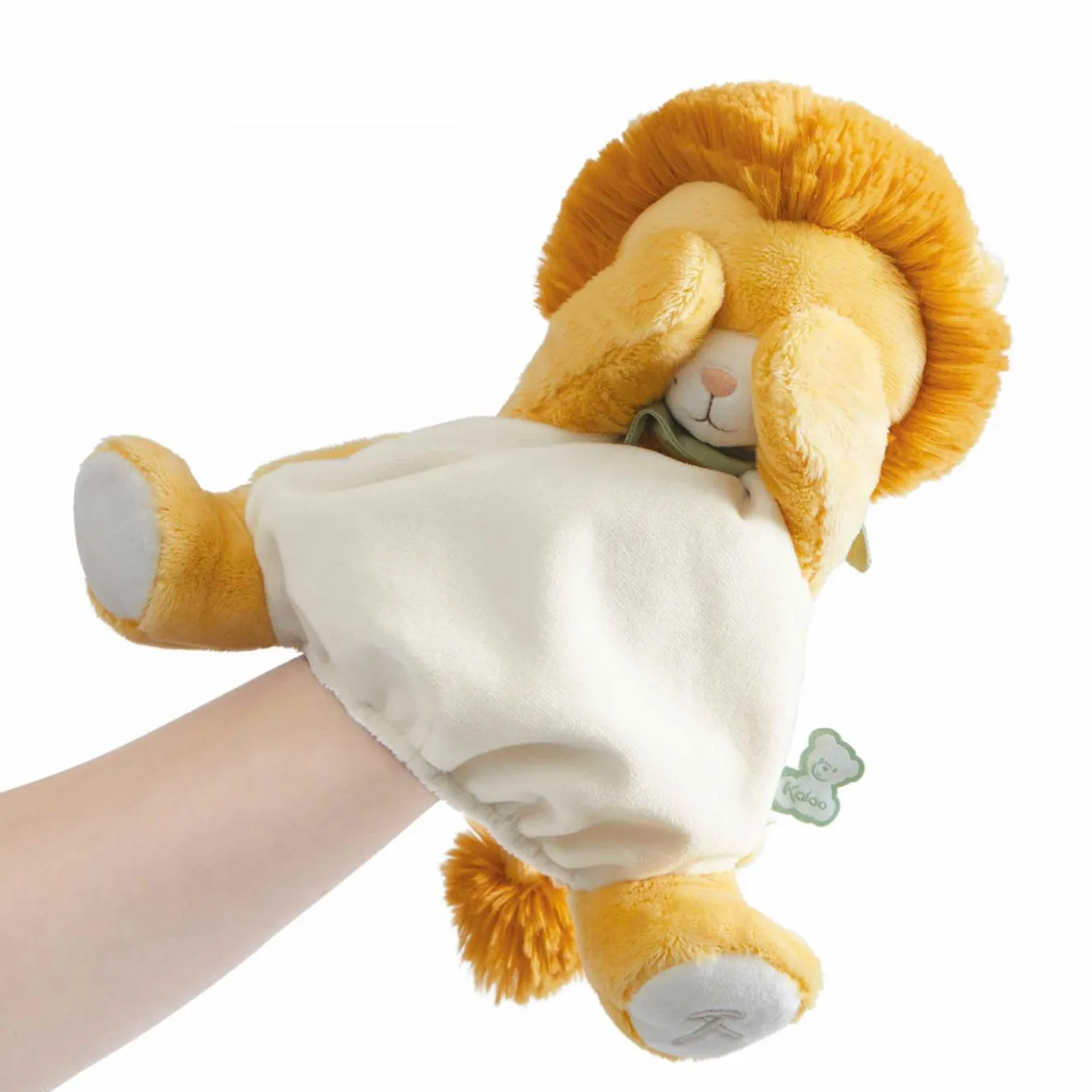 Kaloo Nougat Lion Puppet> Animal Comforter