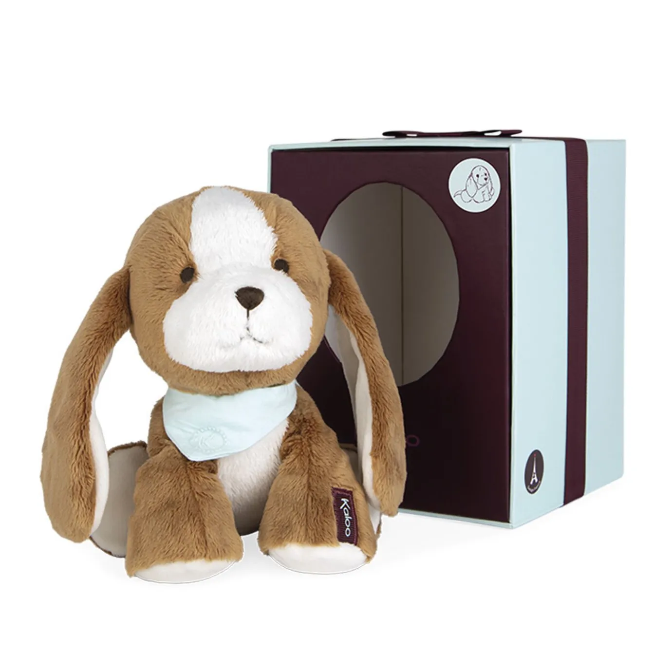 Kaloo Stuffed Dog Tiramisu 6.63 In> Stuffed Animals