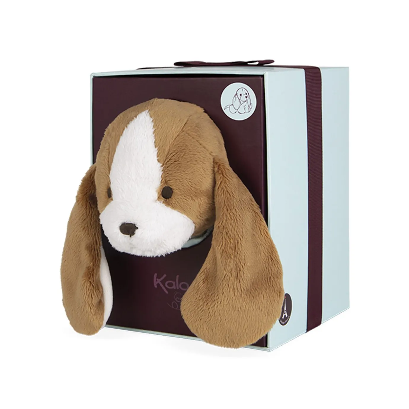 Kaloo Stuffed Dog Tiramisu 6.63 In> Stuffed Animals