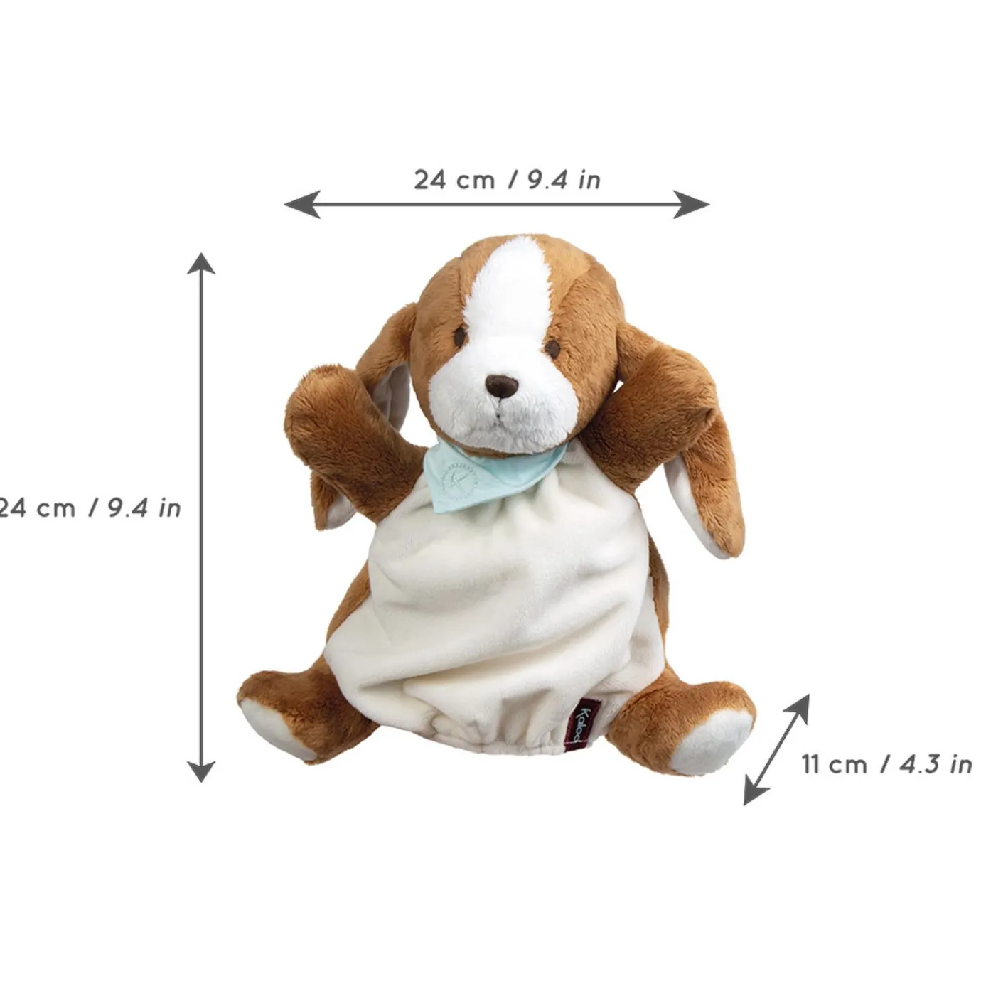 Kaloo Tiramisu Dog Doudou Puppet> Animal Comforter